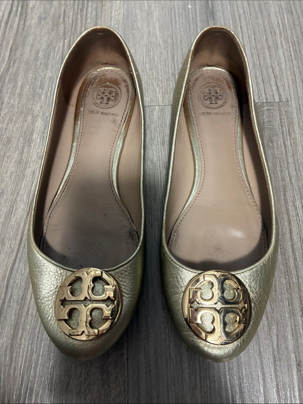 Tory Burch Classic Ballet Flats - Gold